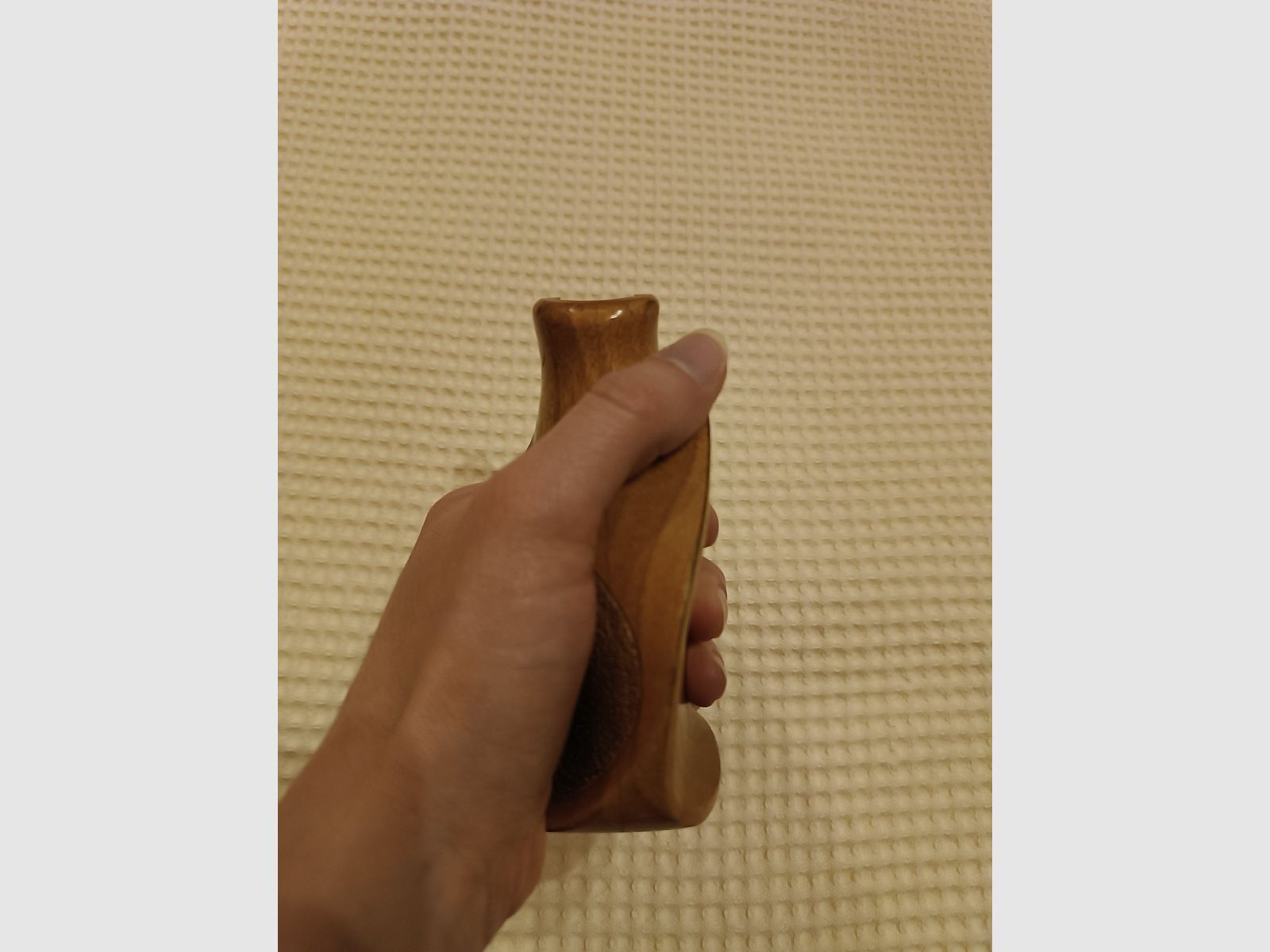 Linkshändergriff Holz Revolver Smith&Wesson 686 round butt