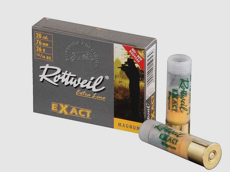 Rottweil EXACT Magnum, kaliber 20/76 1 verpakking (5 schoten à €1,98*)