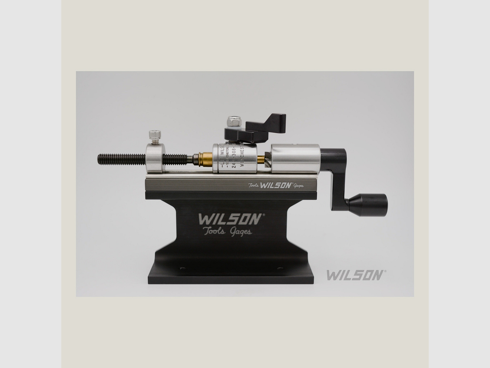 L.E. Wilson Case Trimmer Kit with Standard Stop – Stainless Steel or TiN