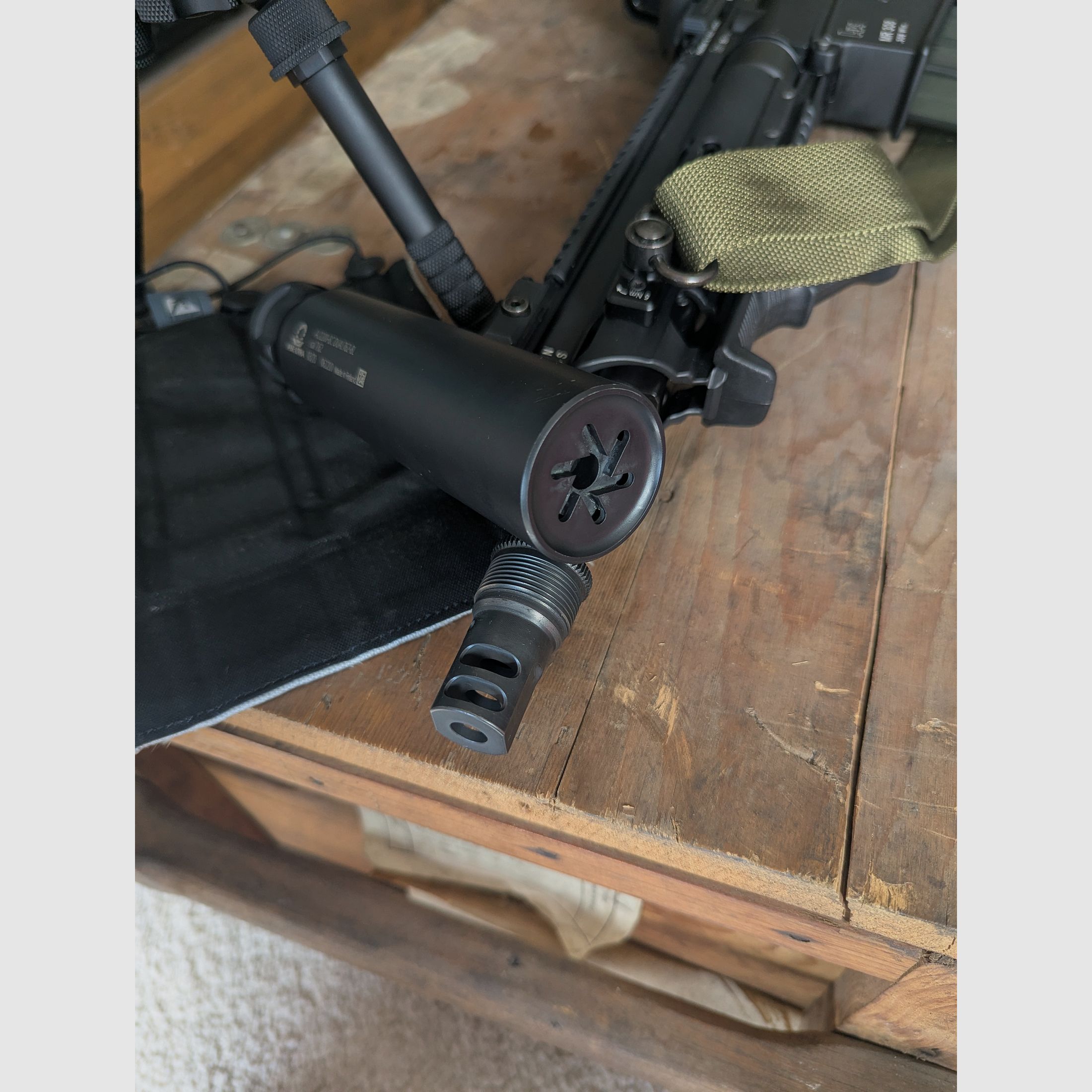 Silencieux ASE UTRA DUAL .30 7,62 AU1100-BC M17x1 M15x1 MR308 Klärig Engineering Borelock