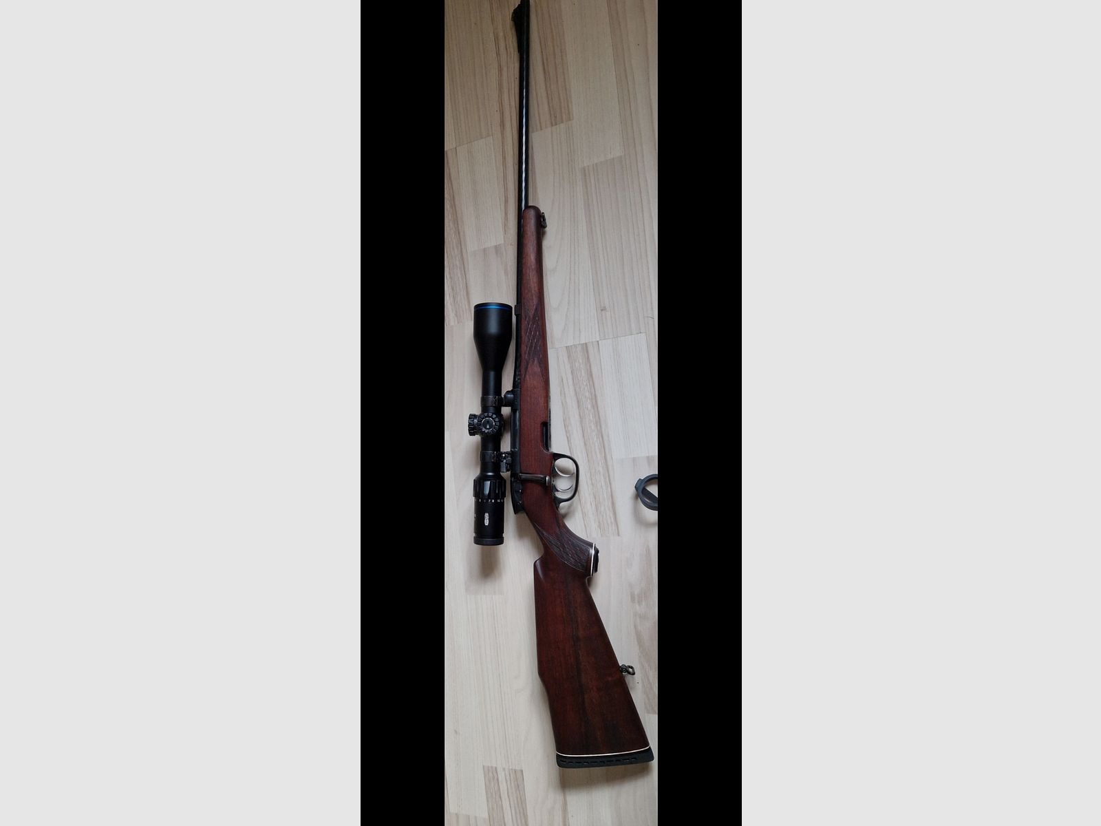 Steyr Mannlicher SL 5.6x50 Magnum with 3-15x50 Meopta illuminated reticle in top condition