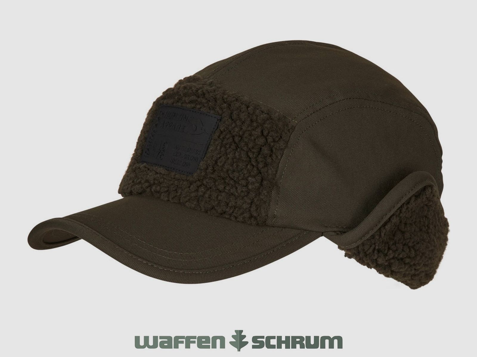 Seeland Cap Fold Down Teddyfleece Pine Green