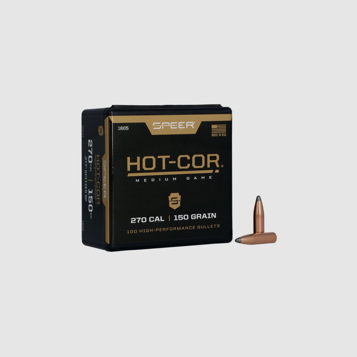 Projectiles SPEER Hot-Cor SSP – .277″ – 150 grains