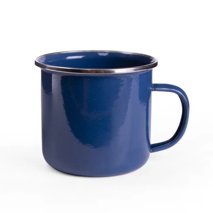 Set da campeggio in smalto grande 12 pezzi in blu, immagine 6 di 6