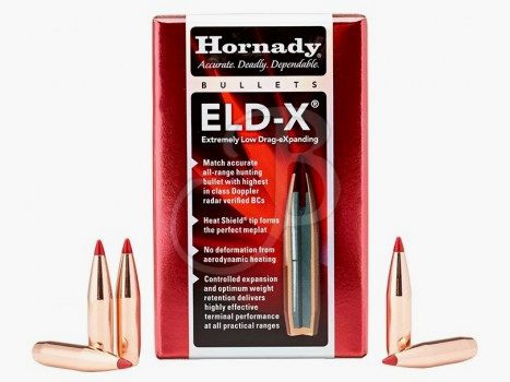 HORNADY ELD-X CAL 6.5 143 GR. CONF. DA 100 PZ.