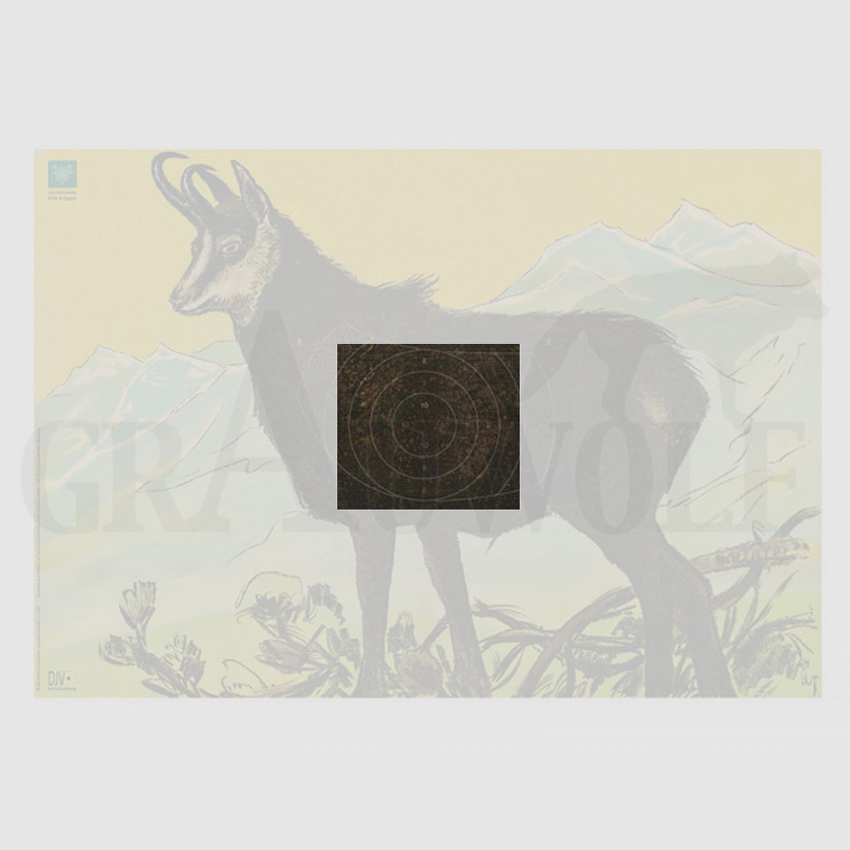 Mirror for DJV Target No.4 Chamois