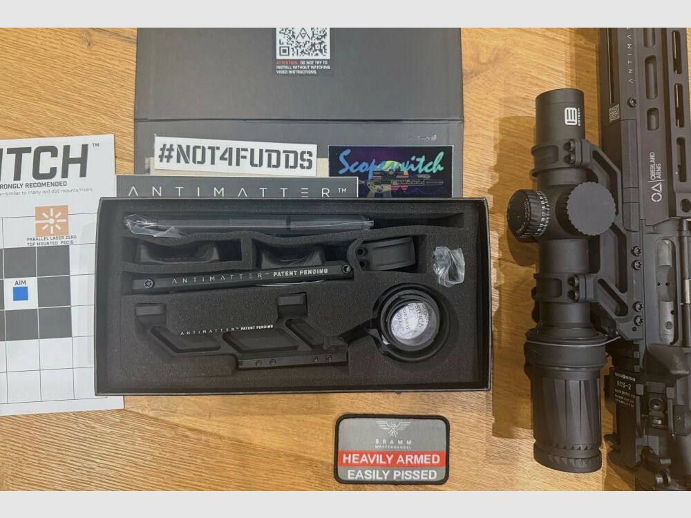 ANTIMATTER INDUSTRIES SCOPESWITCH 2.0 schwarz mit 34mm Durchmesser