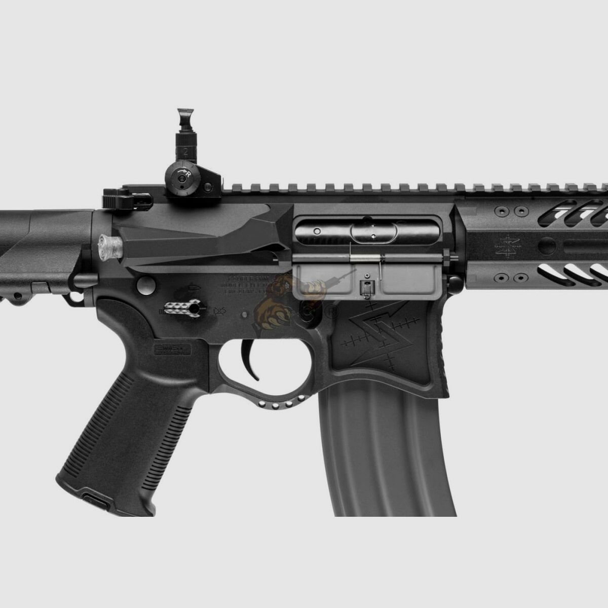 G&G Seekins Precision SBR8 SD 7 Inch ETU Airsoft S-AEG mit F-Zeichen