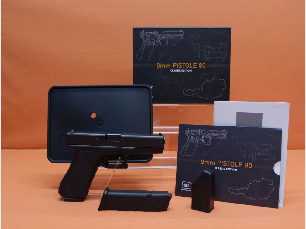 Glock Ha.Pistole 9mmLuger Glock P80: Classic Edition (Historischer Nachbau der Glock 17 Gen1)