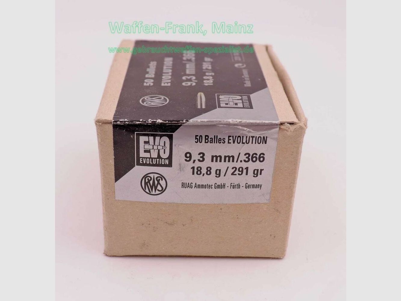 RWS (WZd.Fa.Rottweil) proiettili per fucile 9,3mm (.366)