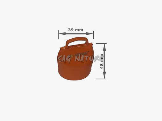 SAG NATURE – CAMPANA ORANGE 02 IM BLISTER – HÖHE CM 4,8 BREITE CM 3,9