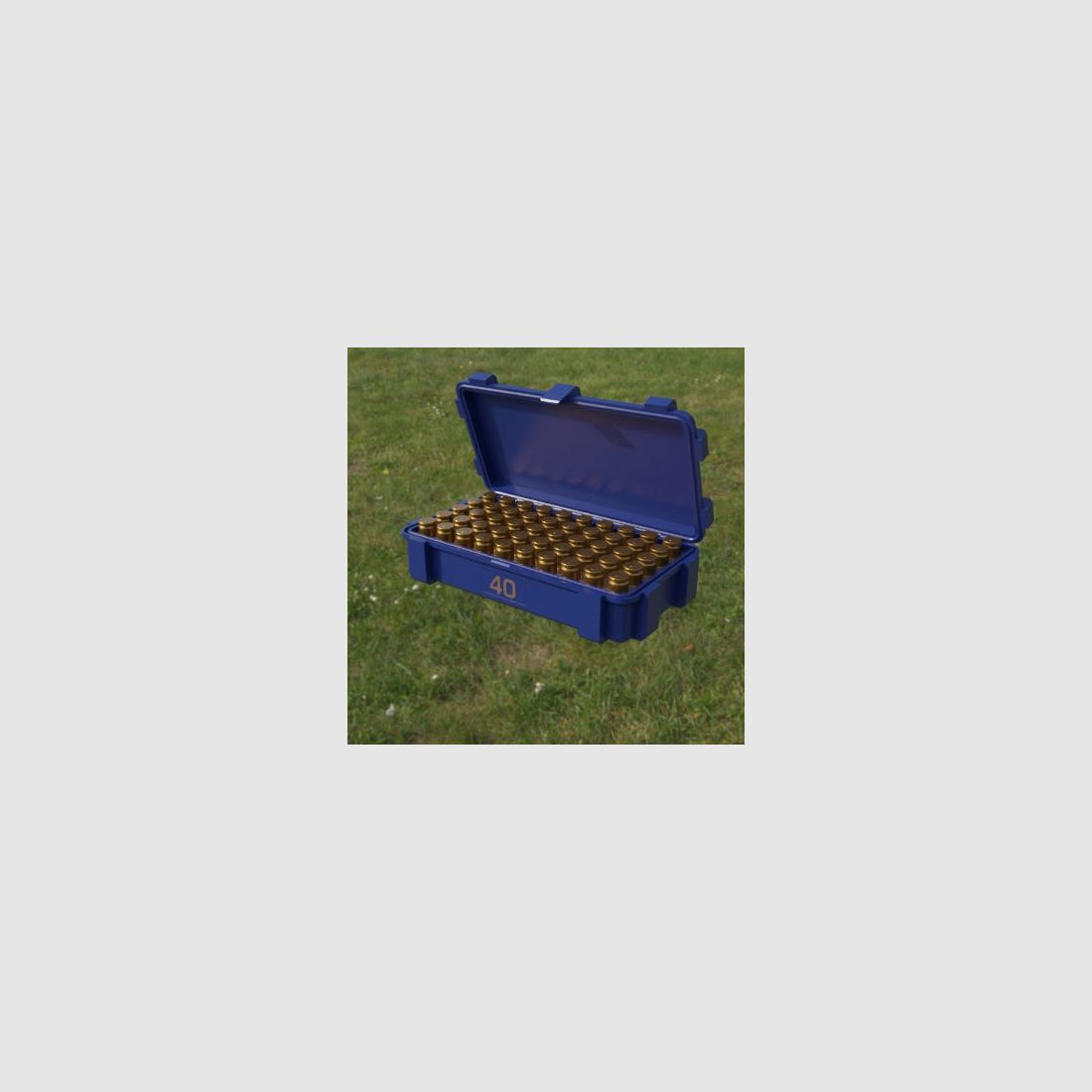 Filamelt ammunition box / .40 S&W / 'flip lid' / cartridge box, ammo box