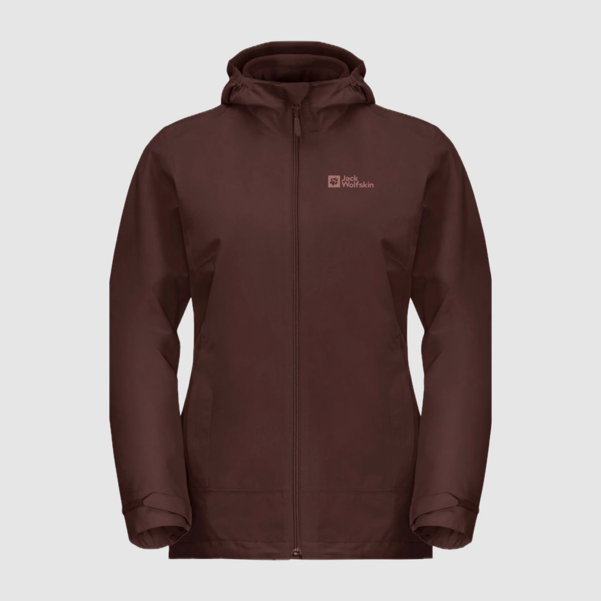JACK WOLFSKIN Moonrise 3in1 Jacke W Dark Maroon