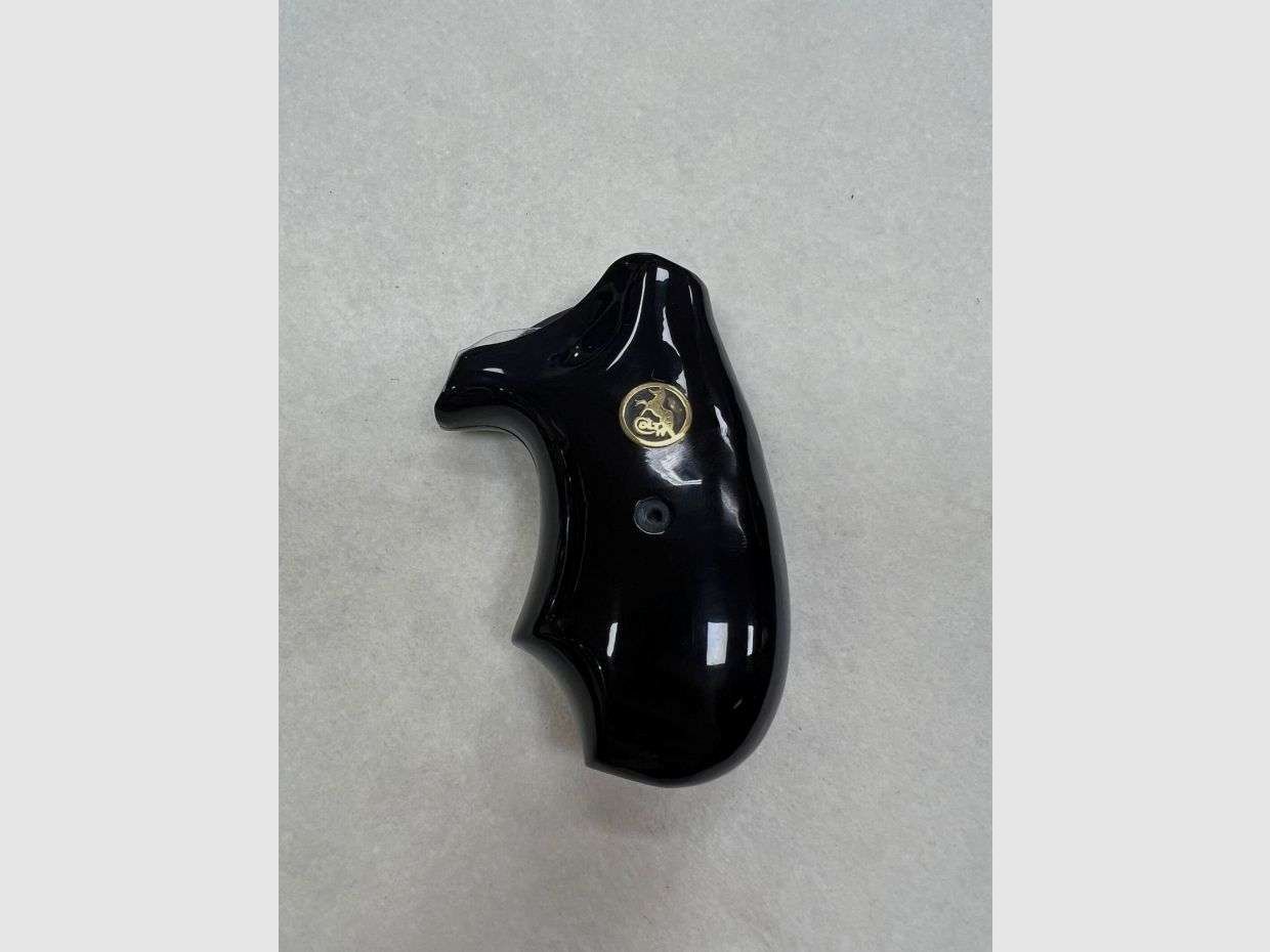 Tactische Grip Guance Colt Detective Glanzzwart met Colt-logo, afbeelding 1 van 2