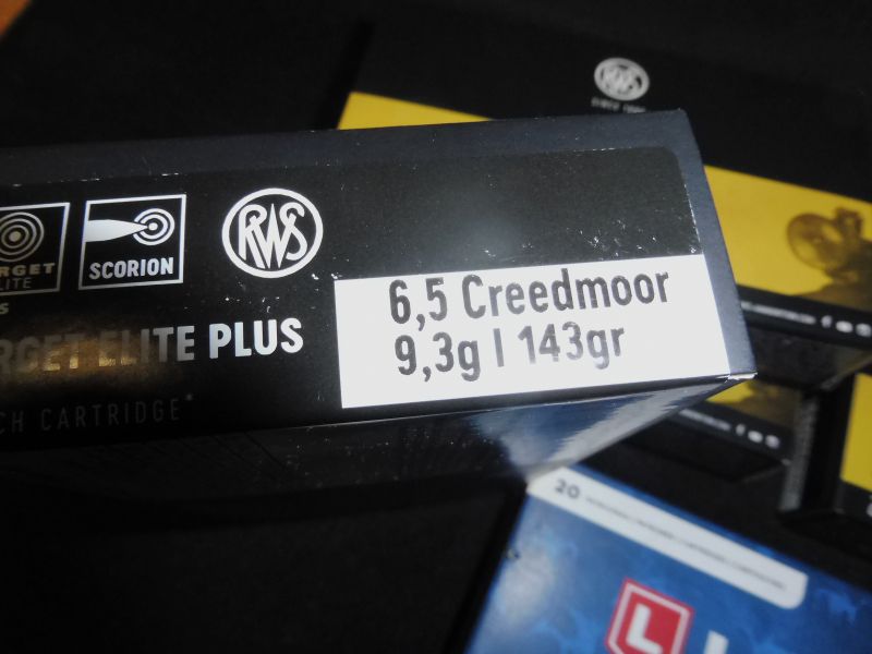 6,5Creedmoore Munition RWS Target Elite Plus-Lapua