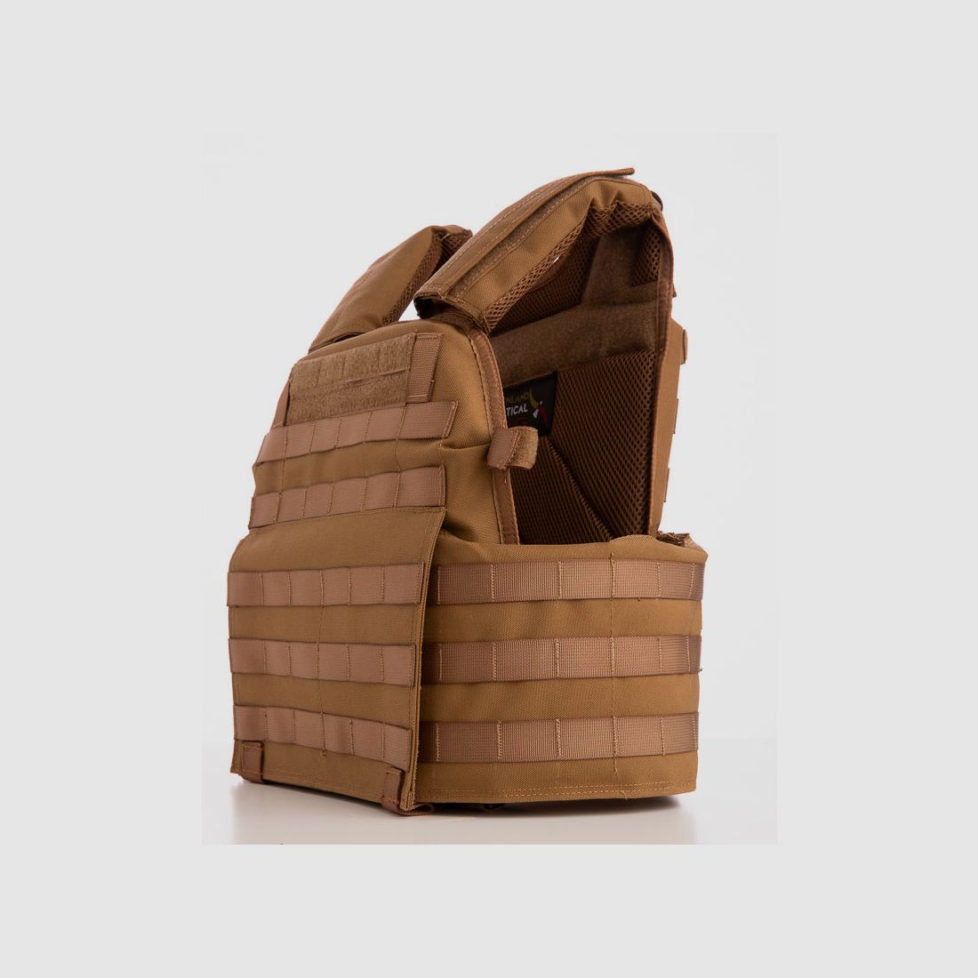 OPENLAND TACTICAL – Porte-plaques tactique Coyote Tan, image 4 sur 8