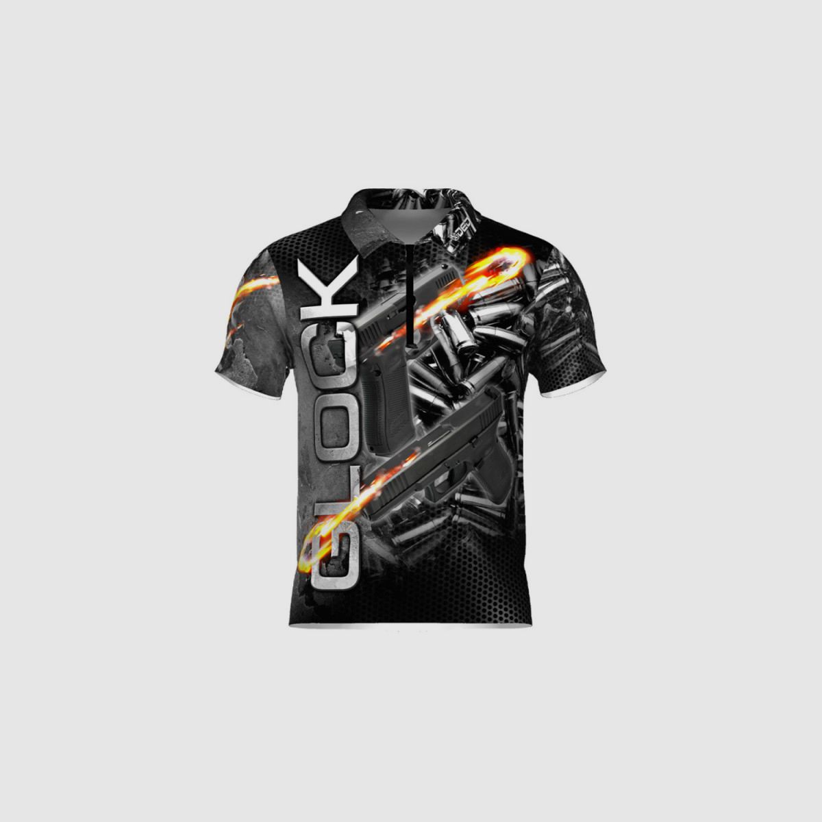 DED GLOCK Competition T-Shirt, Größe: M, Benutzerdefinierter Name: Mit Benutzerdefiniertem Namen, Bekleidungsart: Damen, Bild 1 von 3