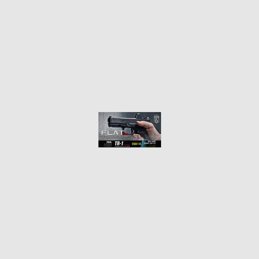 TR-1 UPGRADES – FLAT SD (SEMI-DOUBLE ACTION) KIT PER GLOCK GEN 6, immagine 4 di 4