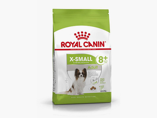 ROYAL CANIN Ältere Sehr Kleine Hunde Trockenfutter X-Small Adult 8+ 3 Kg