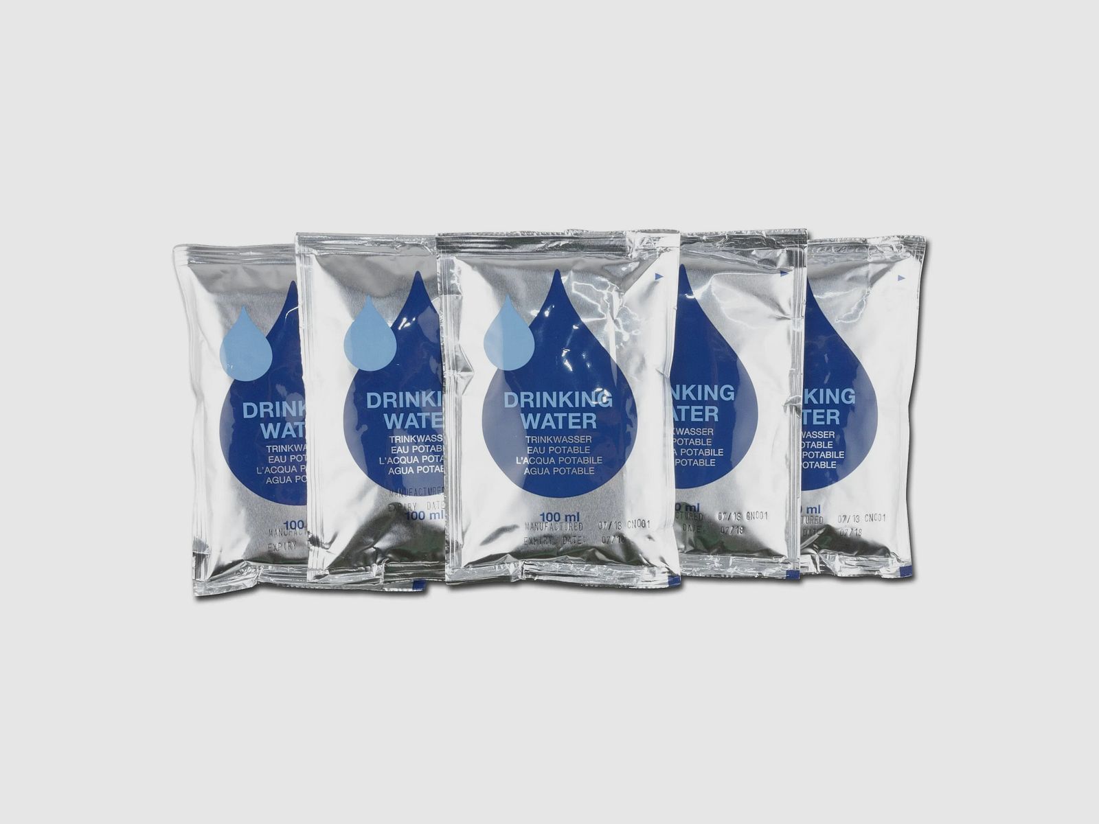 Diverse Trinkwasser Emergency 5er Pack