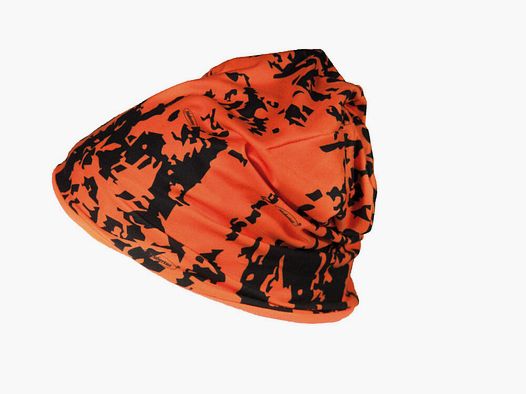 SKOGEN Fleece-Wendemütze Orange Camo