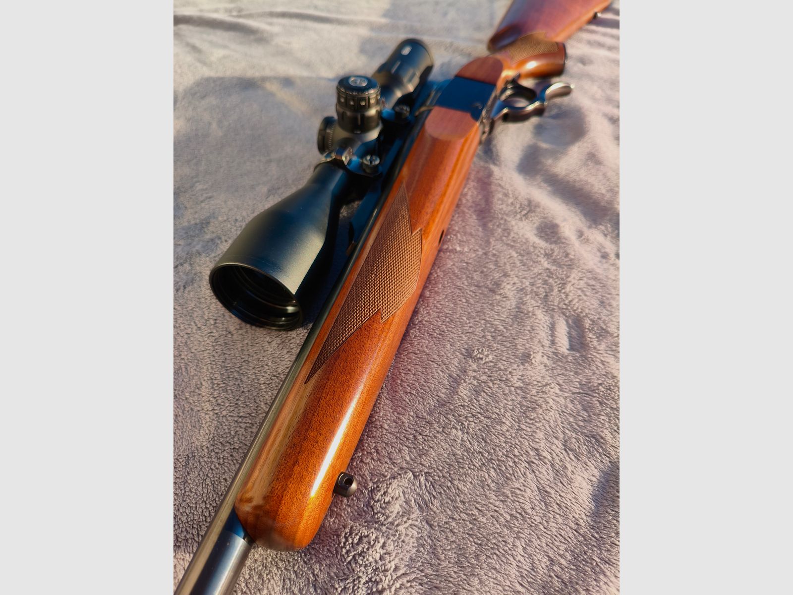 BLOCKBÜCHSE RUGER #1 (No. 1) .243 WIN Komplettpaket mit MEOPTA 3-15x50
