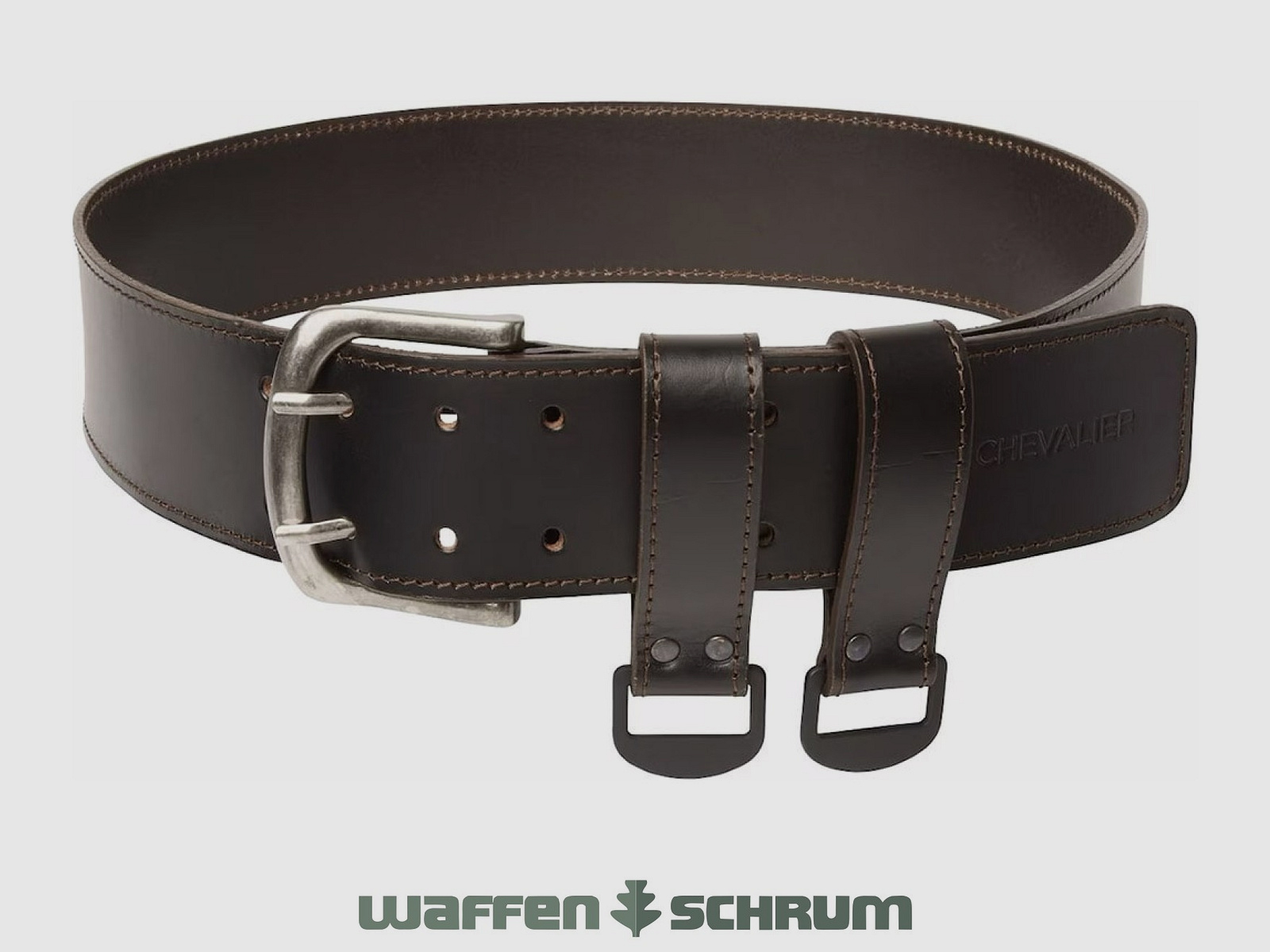Chevalier Ledergürtel Hundeführer Leather Brown