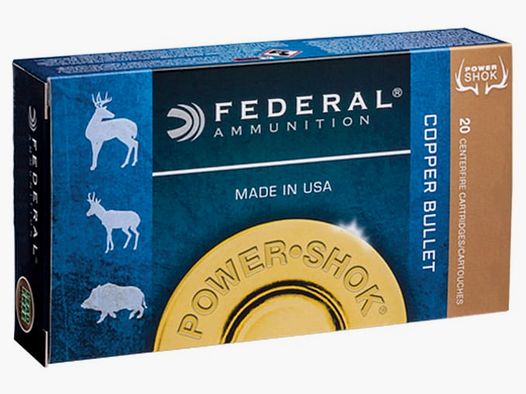 Federal Power-Shok .300 Win. Mag. 180GR Copper HP 20 cartridges