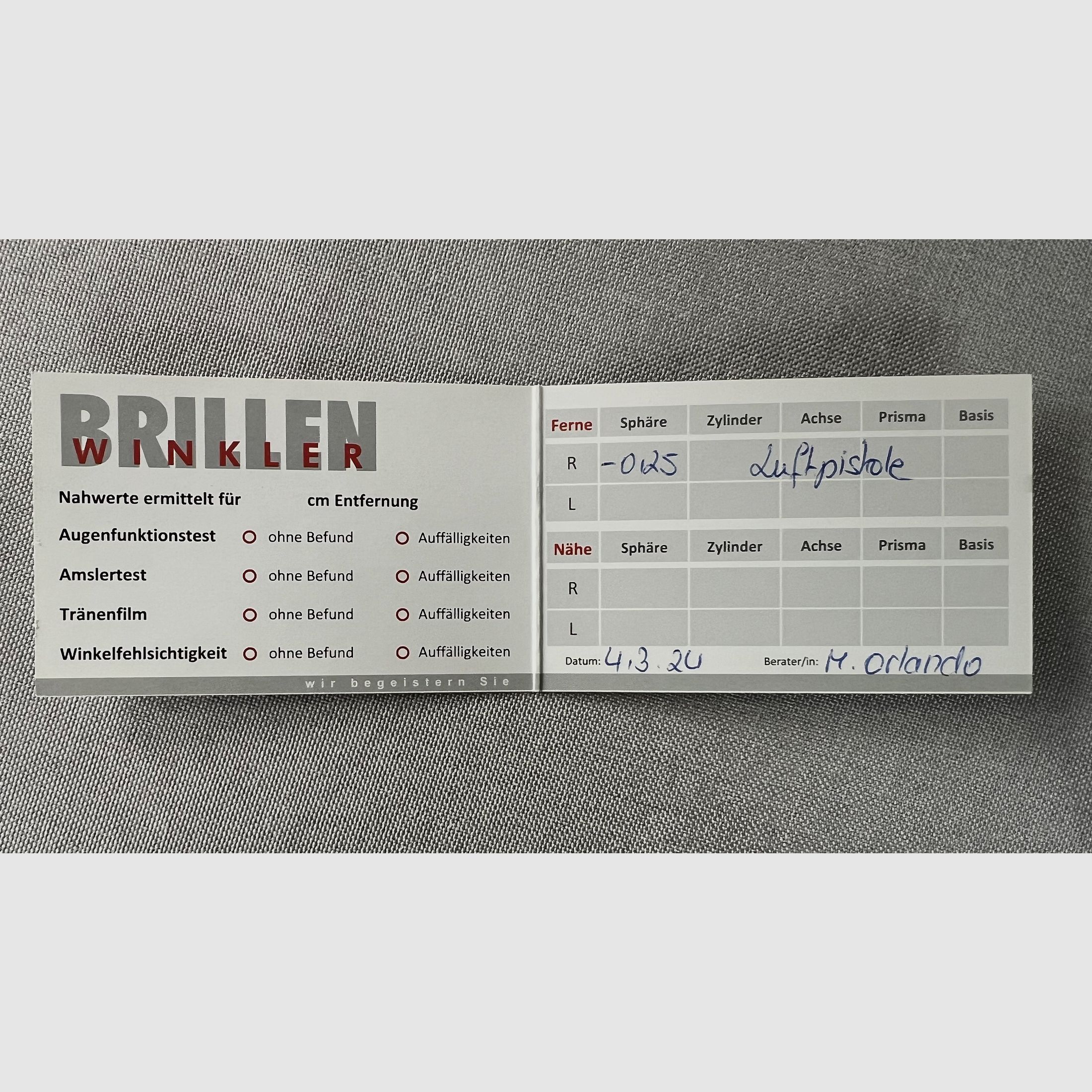 Shooting glasses Olympic Champion with glass holder 42 mm Blue