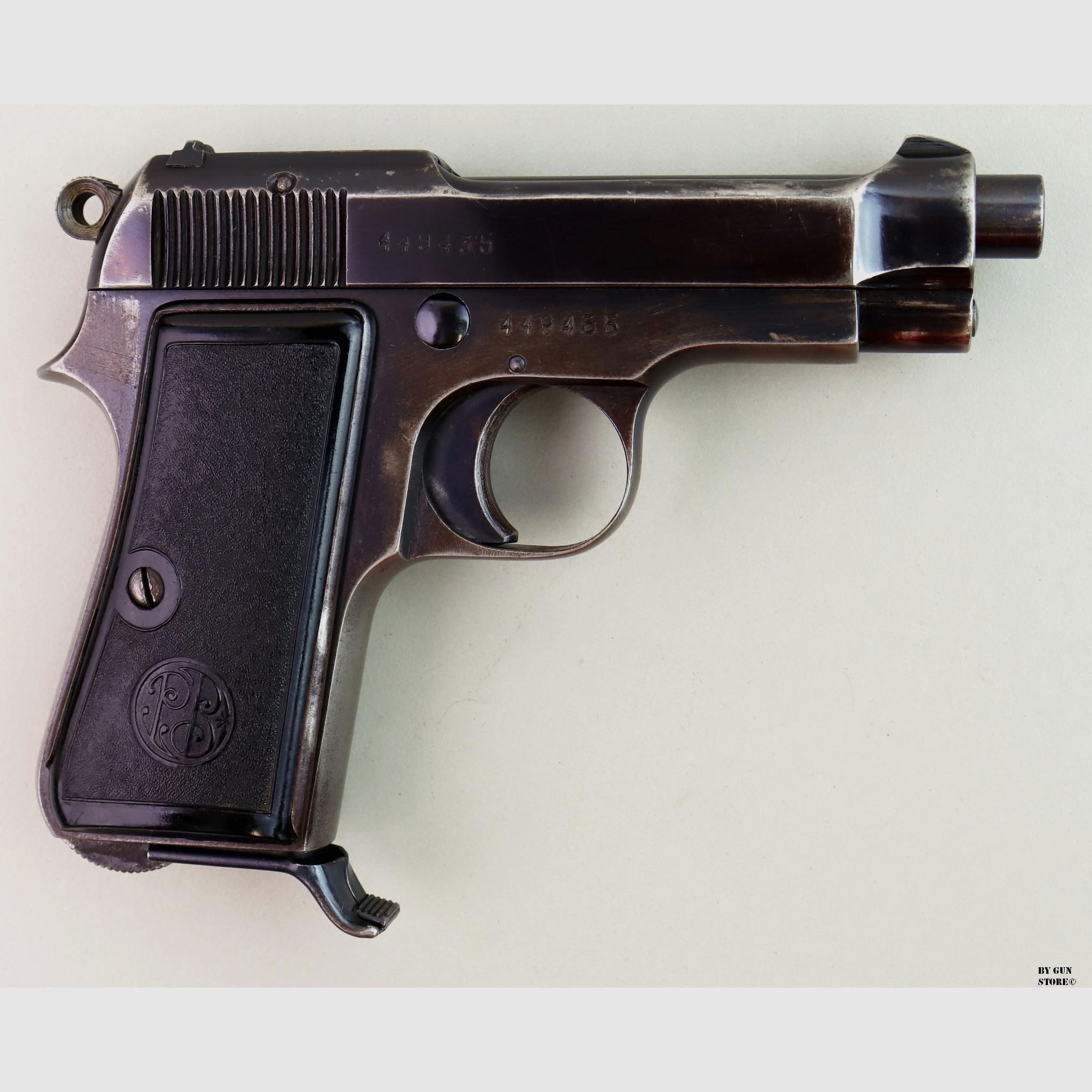 Pistola Beretta mod. 1935 Anno 1940 cal. 7,65 mat. 449435, immagine 3 di 8