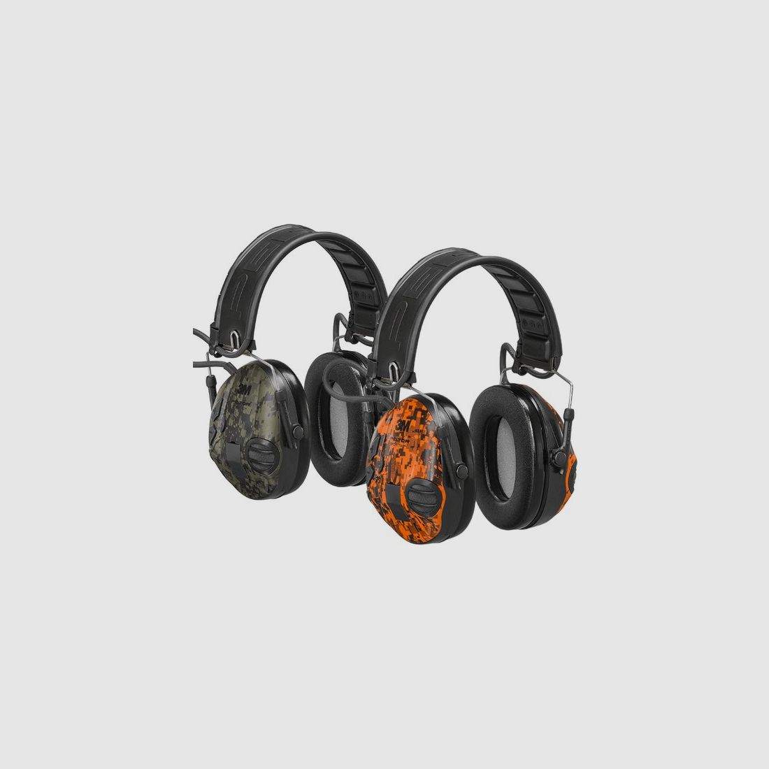3M Peltor Sporttac casque antibruit orange/vert, image 1 sur 5