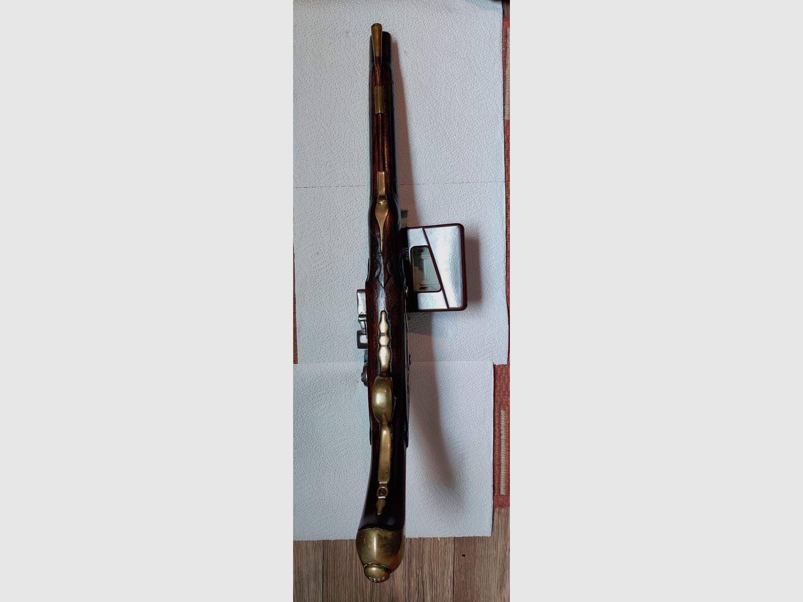 Preußische Reiterpistole 1731 (beschossen), Indien