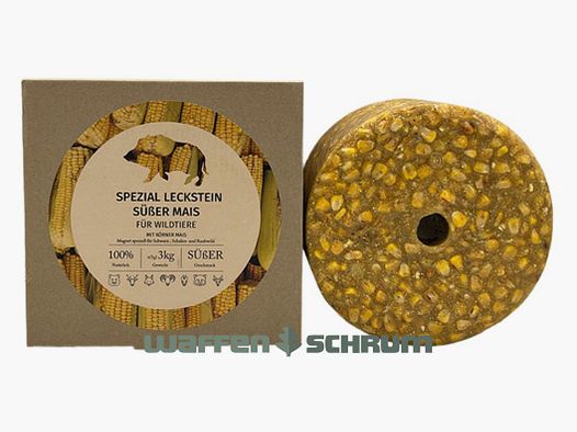 Wildlutscher Spezial Leckstein Süßer Mais 3 kg