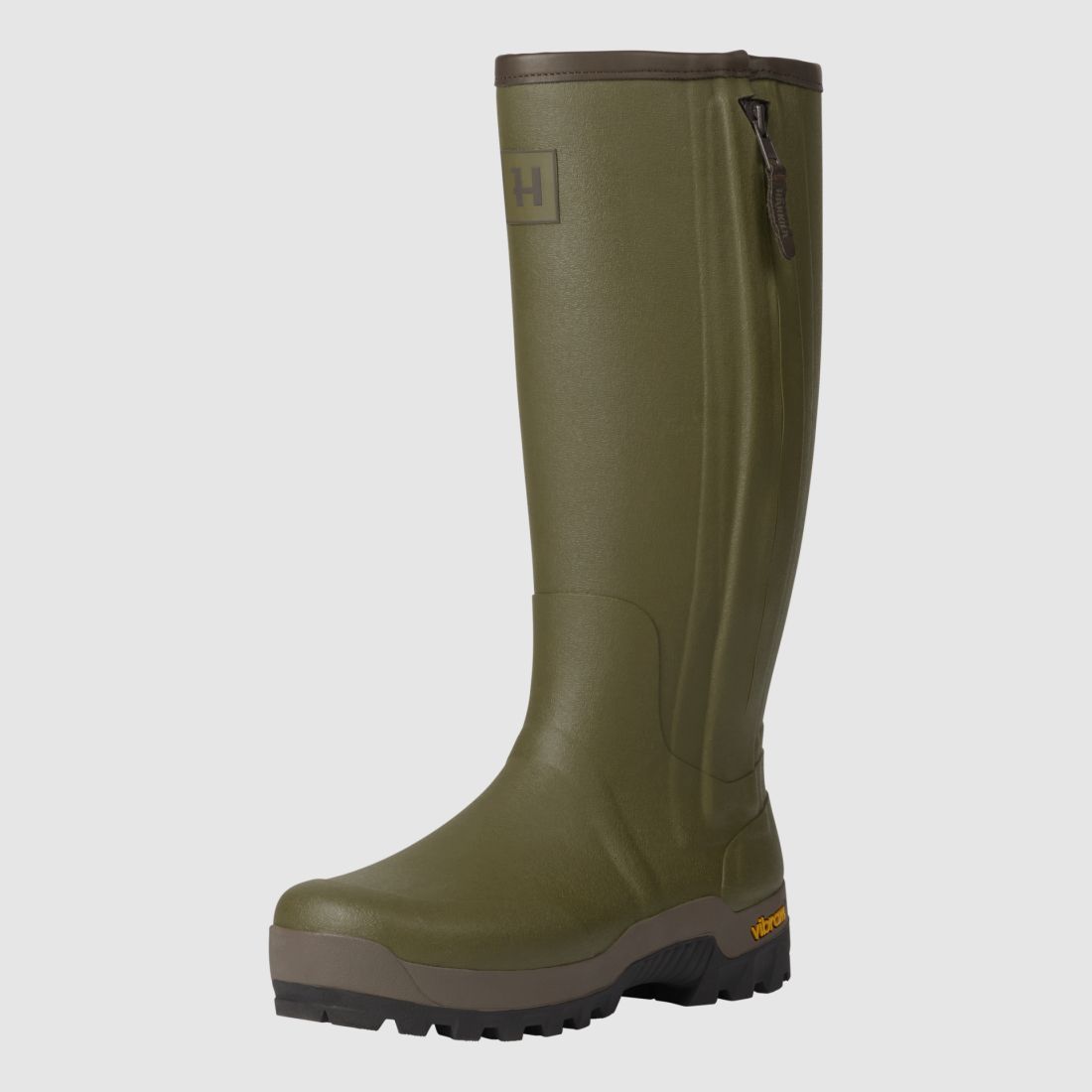 Harkila Forester Zip bottes en caoutchouc / Vert olive foncé, image 1 sur 9