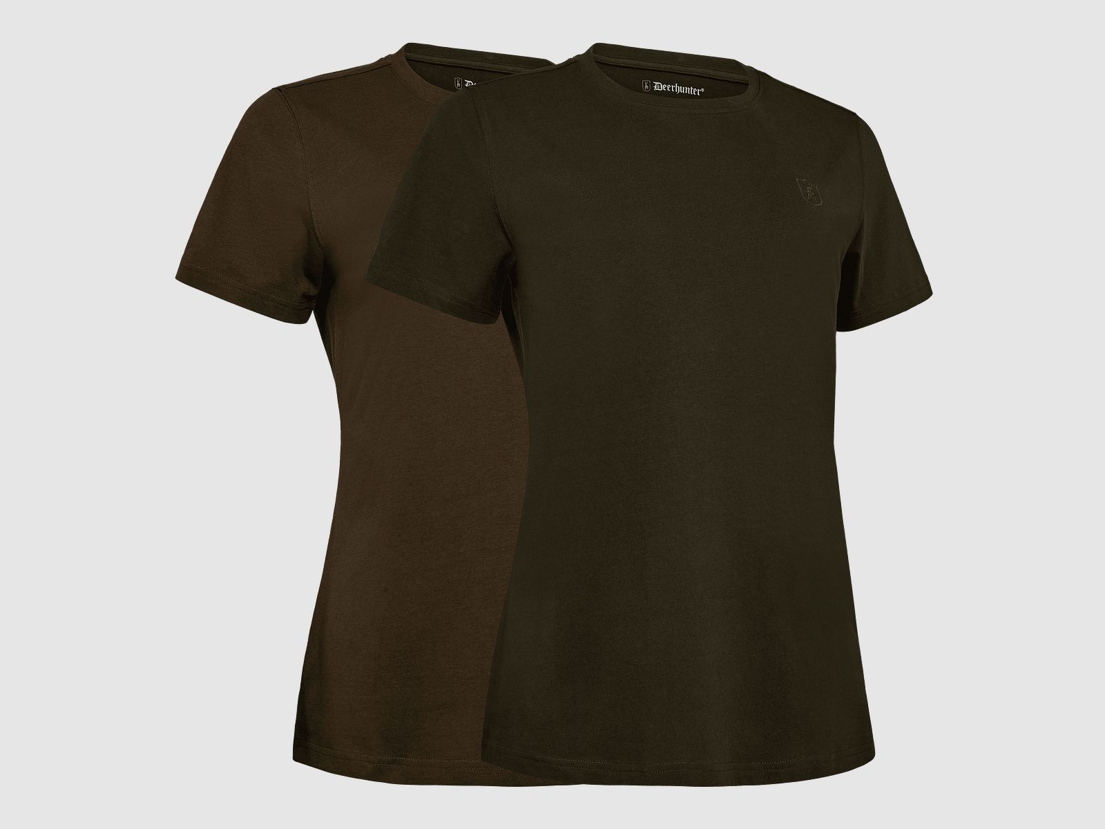 Deerhunter Lady 2-pack T-shirt Fallen leaf / Timber 42