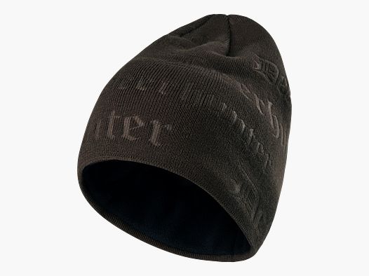 Cappello lavorato a maglia con logo - Walnut - Taglia: ONE SIZE