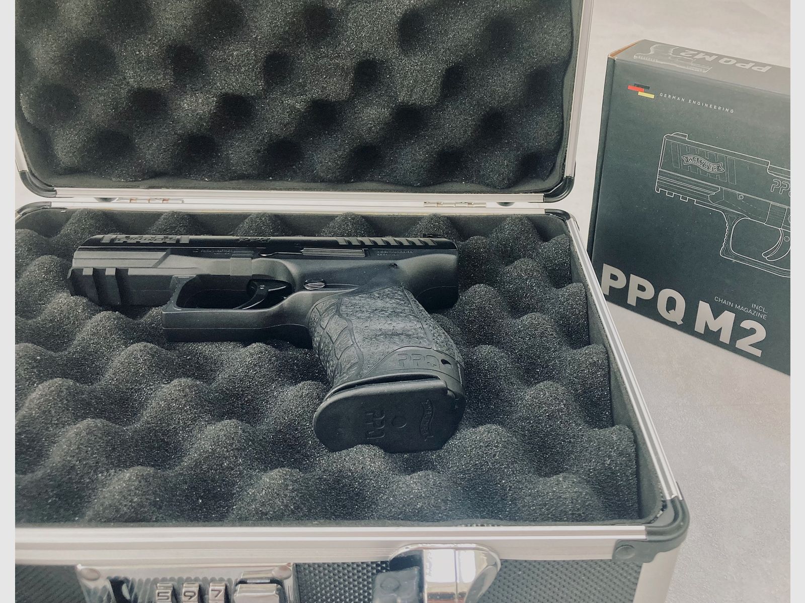 Umarex Walther PPQ M2 4,5mm Diabolo CO2 Pistole - neuwertiger Zustand