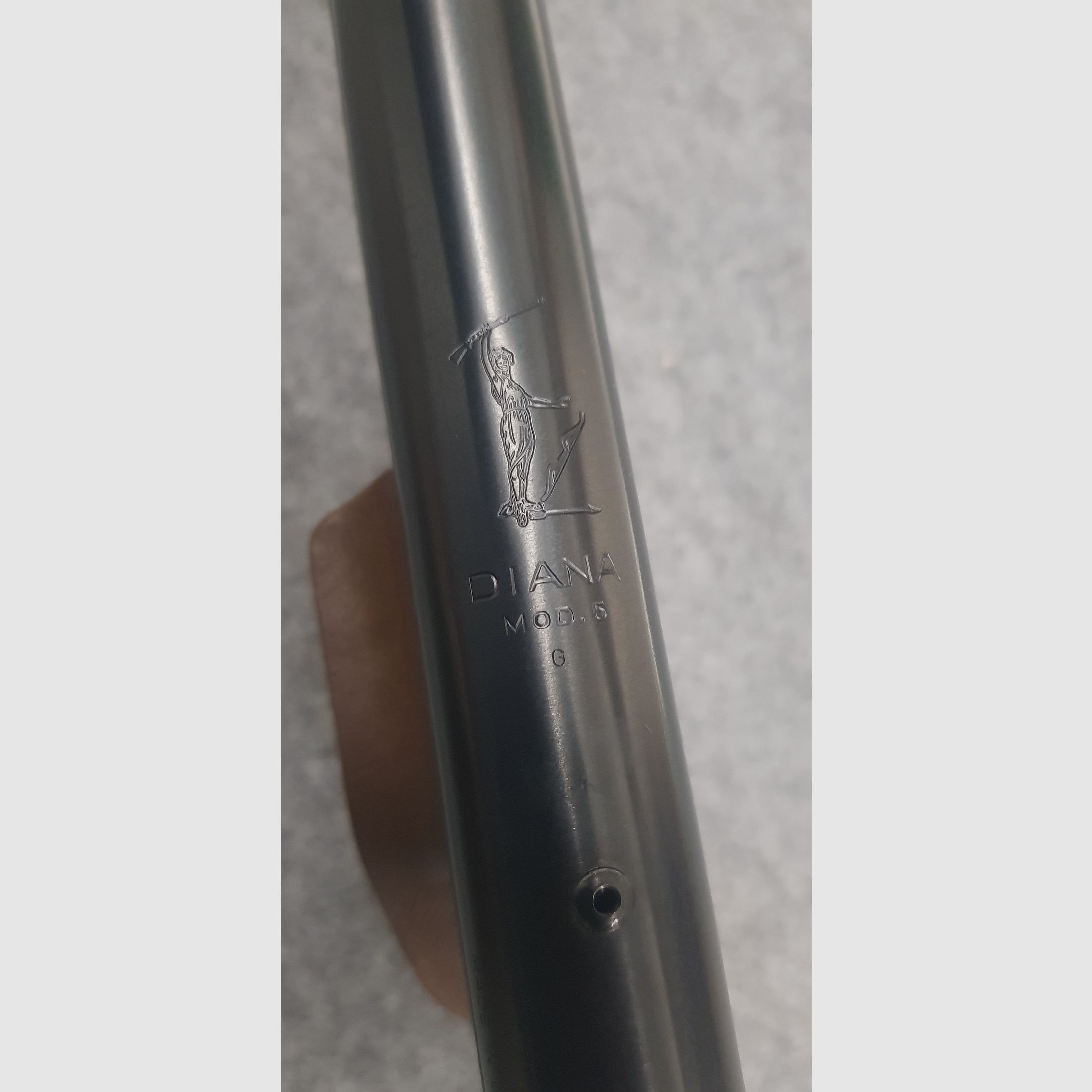 Für Sammler  Diana Luftpistole Modell 5  G Pistole Cal. 4,5mm Diabolo Knicker