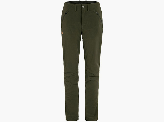 Fjällräven Damenhose Abisko Trail Stretch Trousers Deep Forest 36