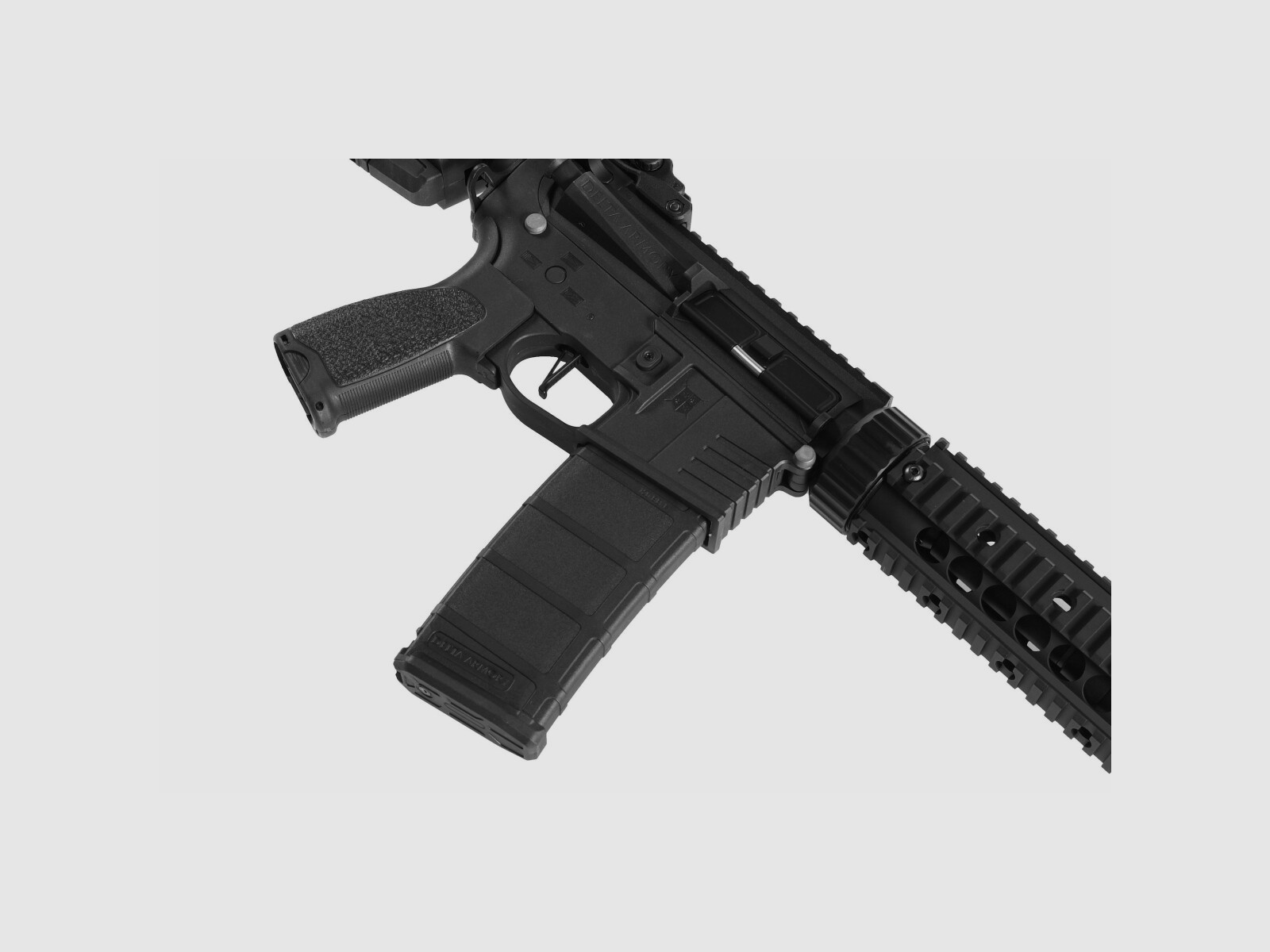 AR15 SilentOps 7 inch BRAVO Delta Armory Black S-AEG Airsoft Rifle Free from 18 years