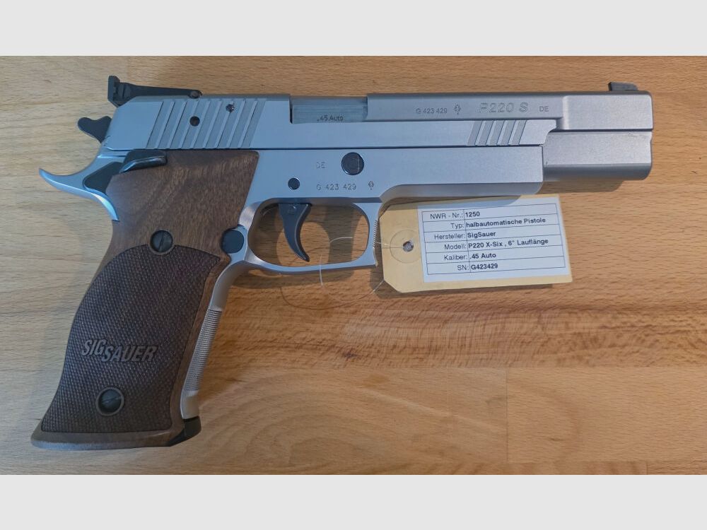SigSauer P220S X-Six