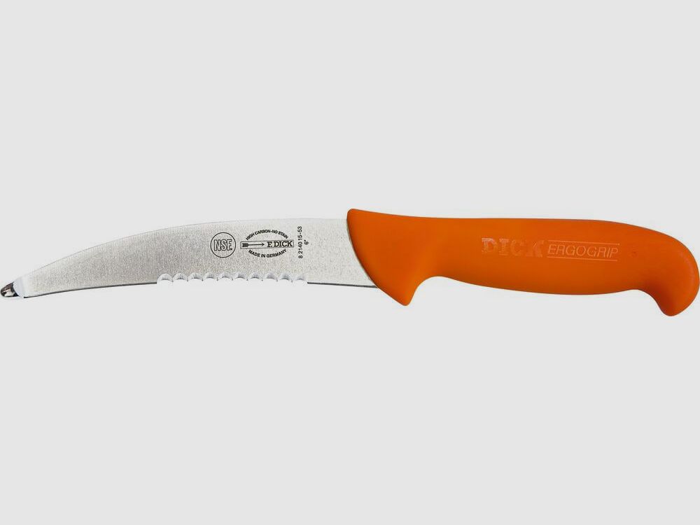 Dick Gekrösemesser/Aufbrechmesser – mit Sägezahnung