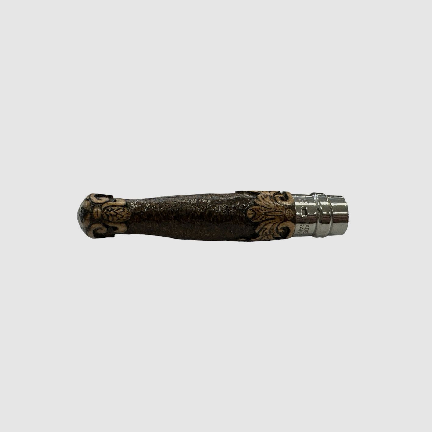 Knife – Opinel – N.8 Inox with hand-carved ornaments, image 4 of 4