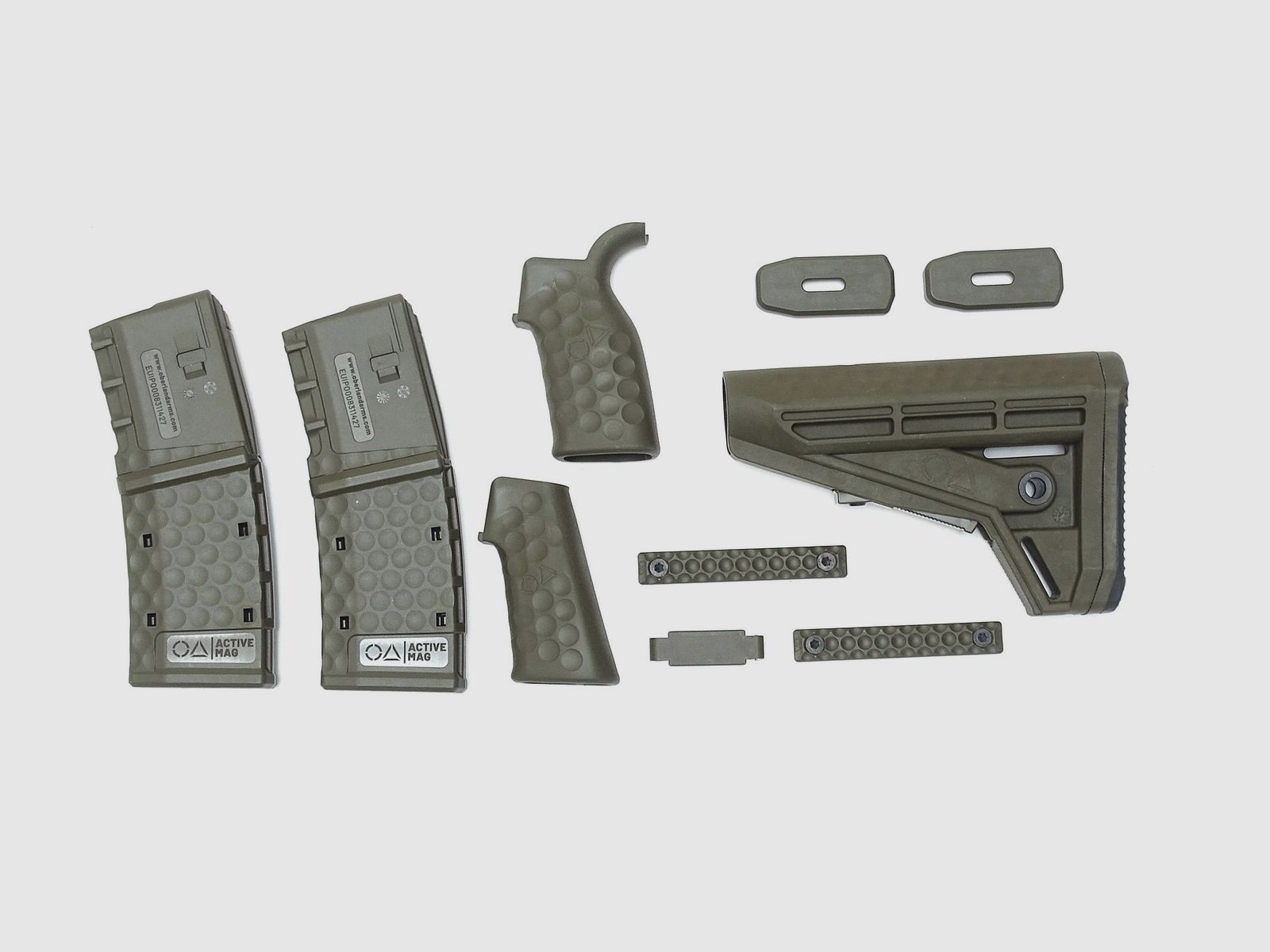 Bundle, culata OA M4, guardamonte, empuñadura L/M, cubierta M-LOK, OA-ActiveMag – 6 colores, imagen 5 de 12