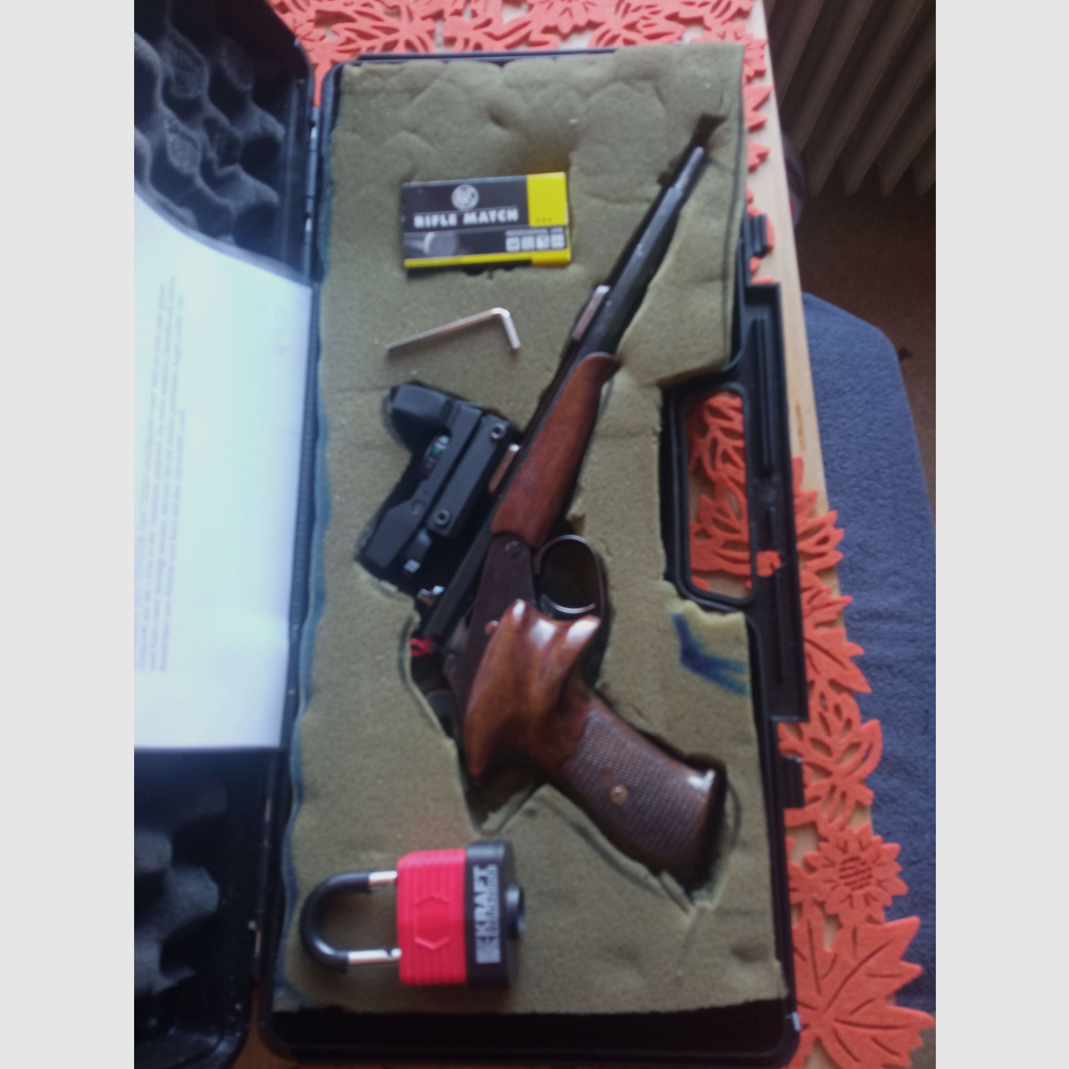 Einzellader Pistole 22 lr.