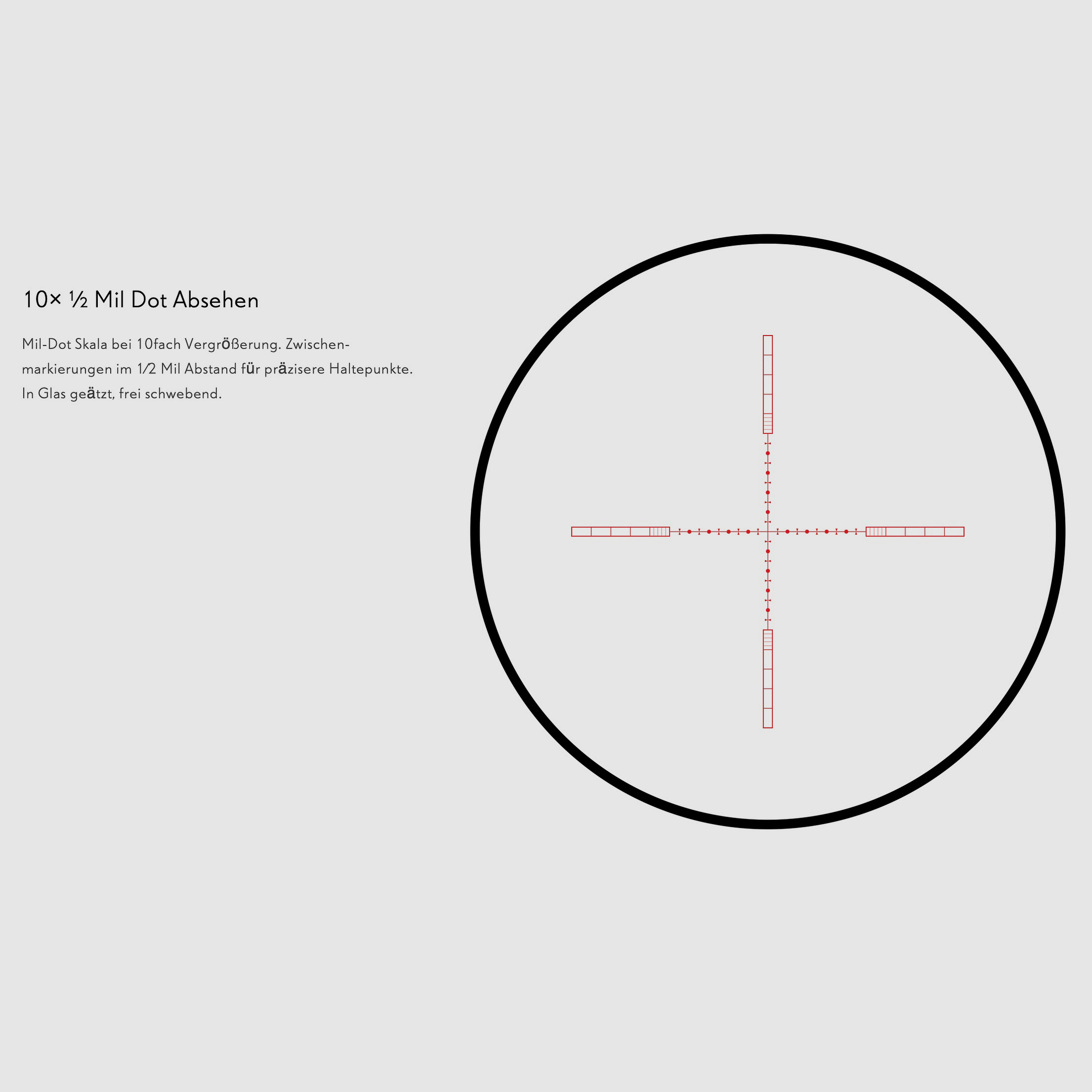 HAWKE 14296 Zielfernrohr Vantage 30WA SF 4-16x50 Half Mil DOT Leuchtabsehen MRAD