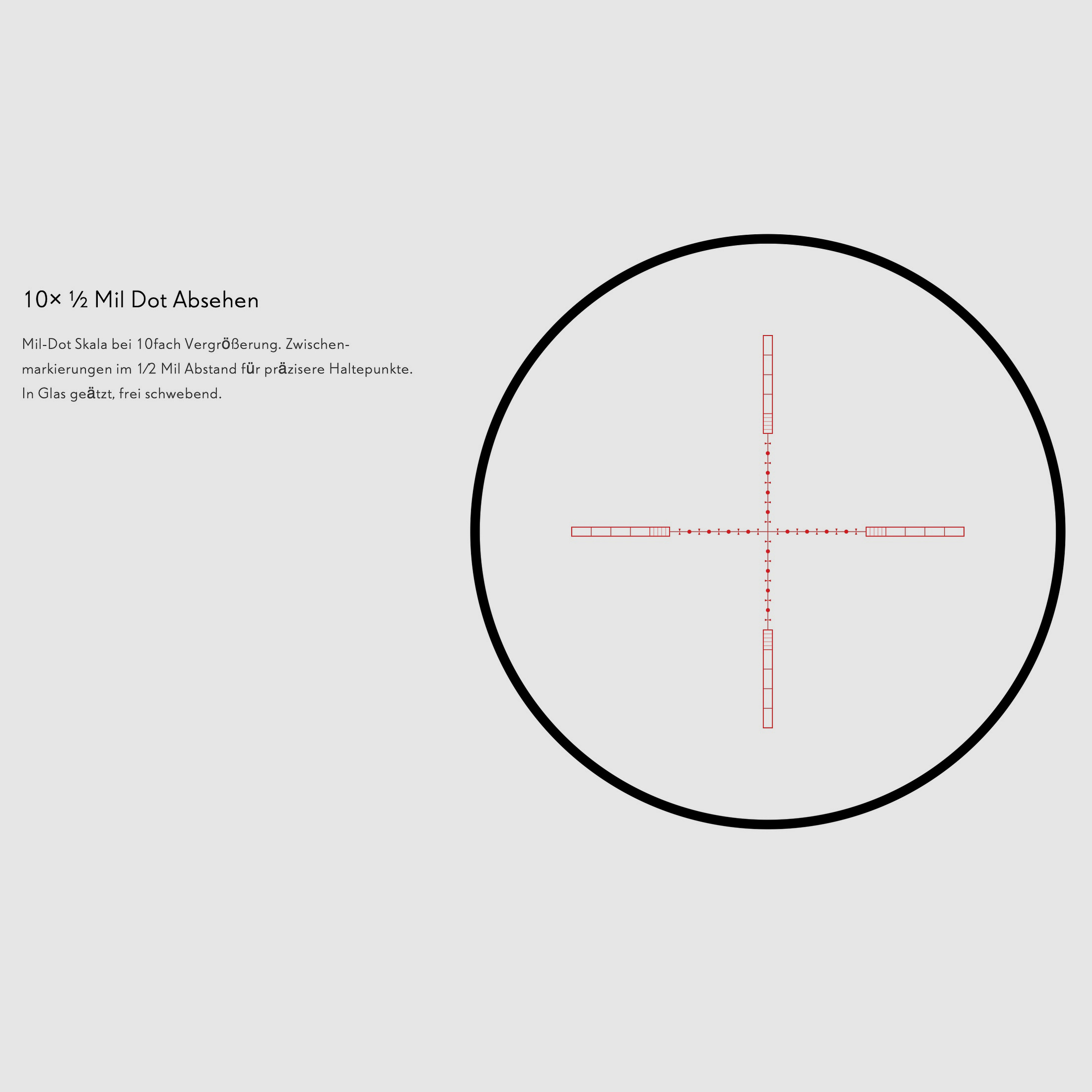 HAWKE 14296 Vantage 30WA SF 4-16x50 Half Mil DOT illuminated reticle MRAD scope