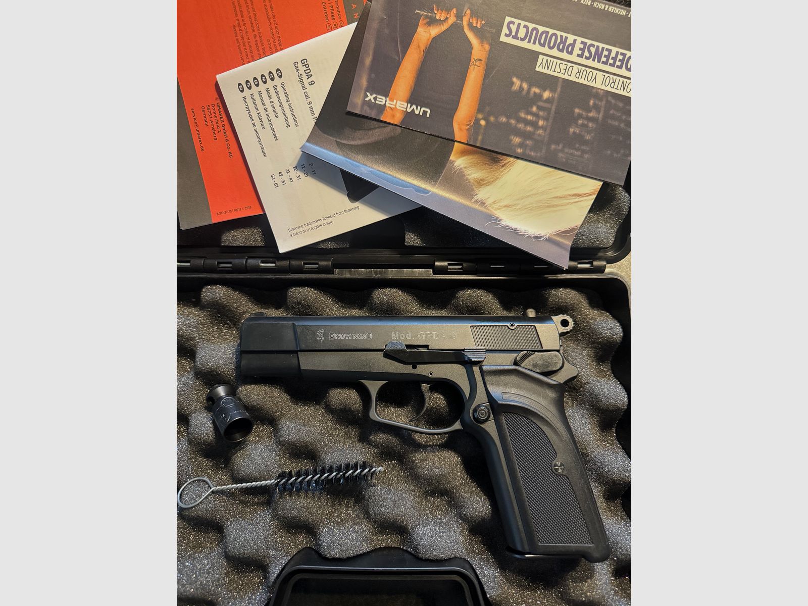 Browning GPDA 9BLK 9mm P.A.K.