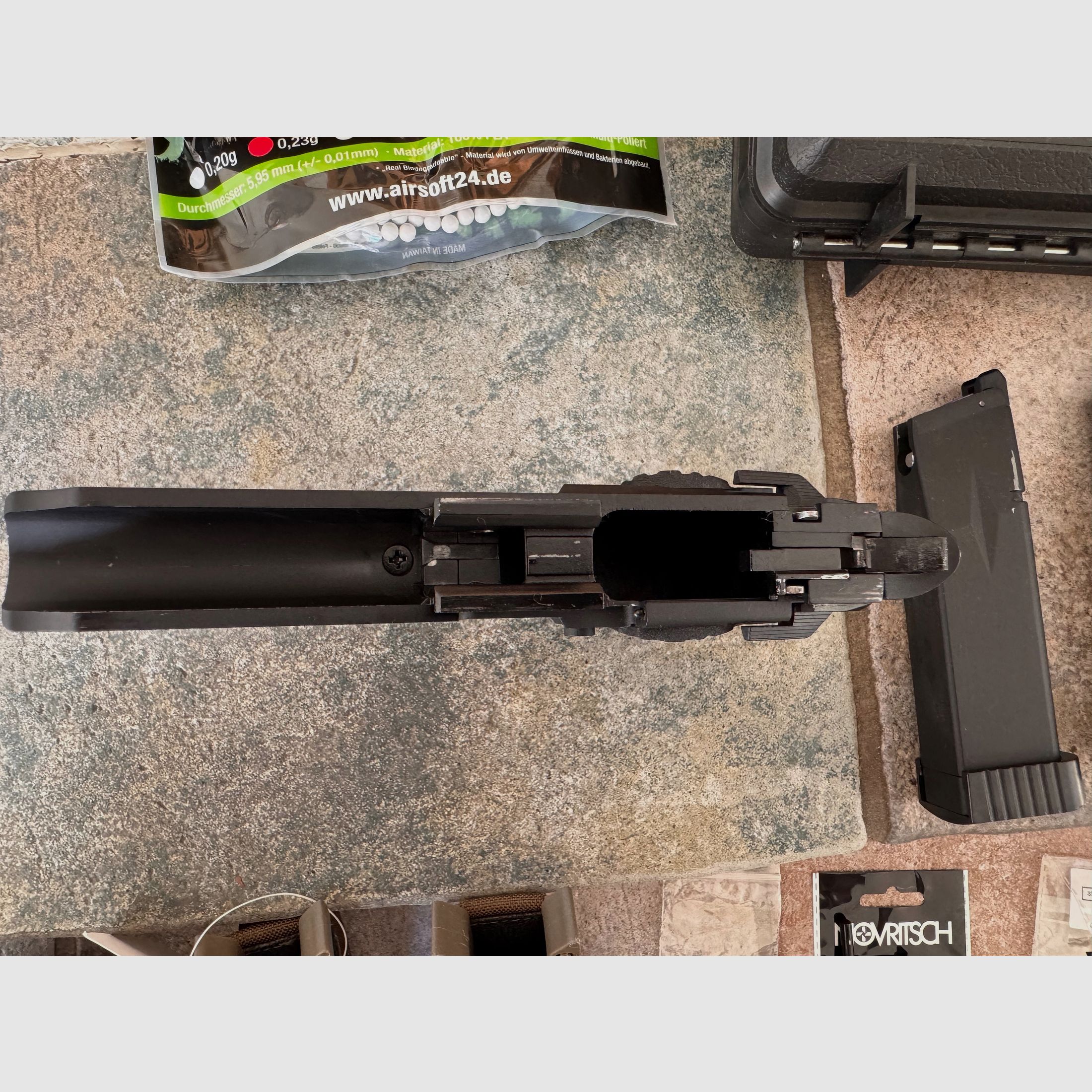 Novritsch SSP1 Softair Pistole mit Zubehör 