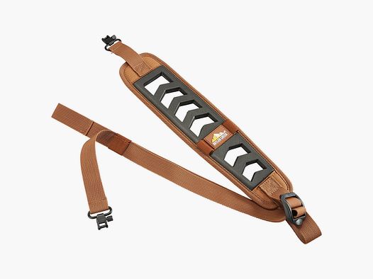 Featherlight Rifle Sling brown with Swivels